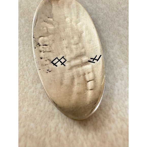 RARE Virgil Thomas PP Hopi Native American sterling silver overlay pendant - Picture 5 of 6